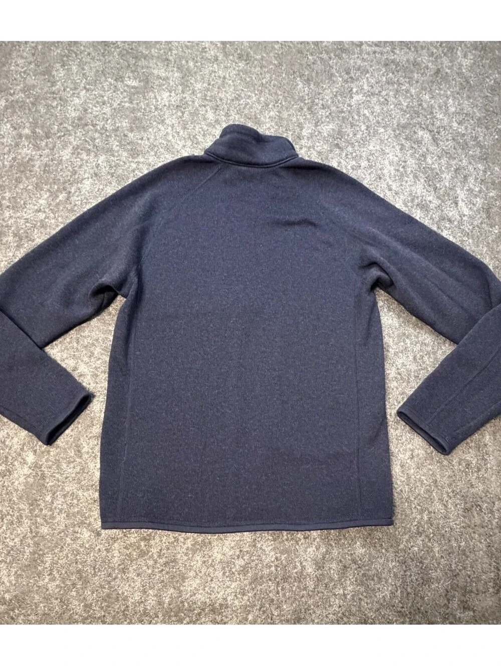 Patagonia Better Sweater 1/4 Zip Fleece Pullover Navy Blue Men’s Small 25523